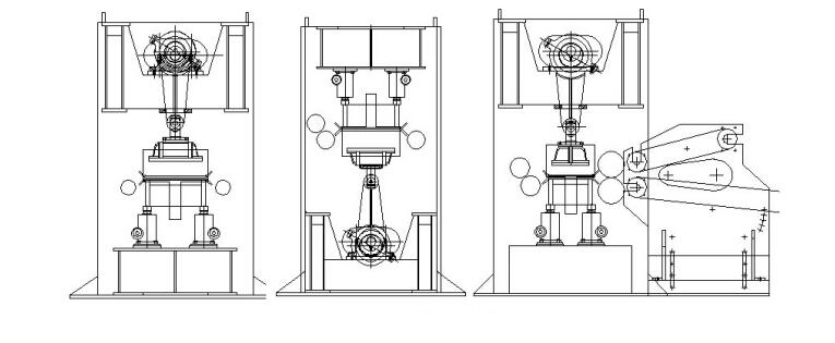 針刺機（jī）結構示意圖