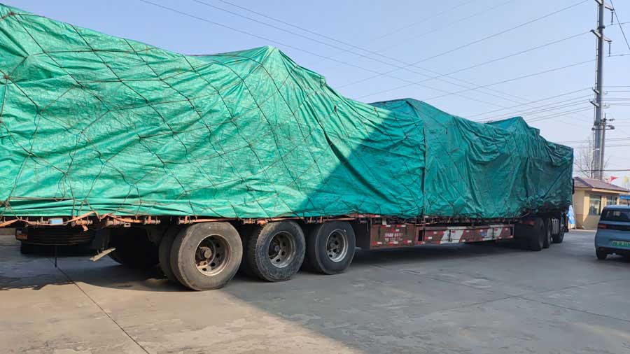 六機頭寬幅仿絲棉生產線發（fā）貨