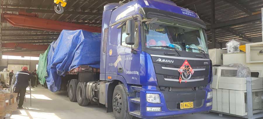 無膠棉生產線發往廣東東莞